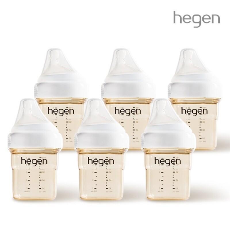 헤겐 분유 수유 패키지 (젖병 150ml 6P)(젖꼭지 1단계 포함)